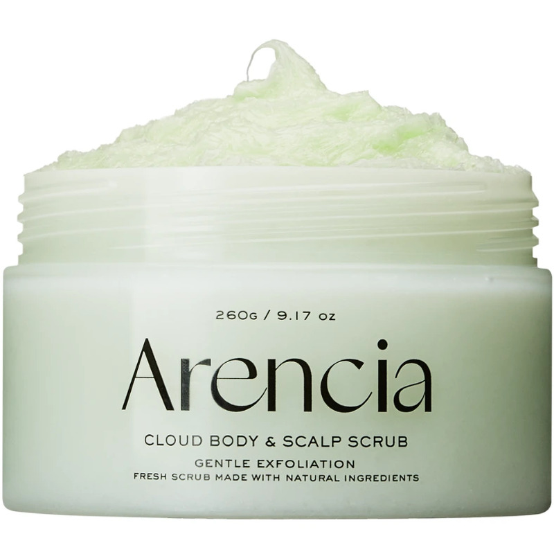 Arencia Fresh Cloud Body & Scalp Scrub 260 g - Geranium & Primrose