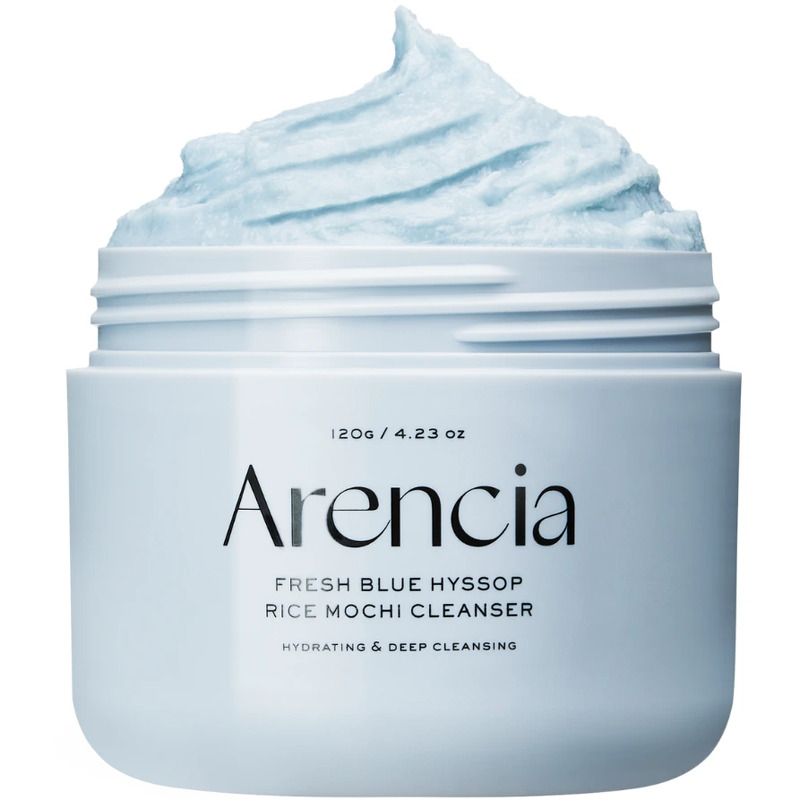 Arencia Fresh Blue Hyssop Rice Mochi Cleanser 120 g