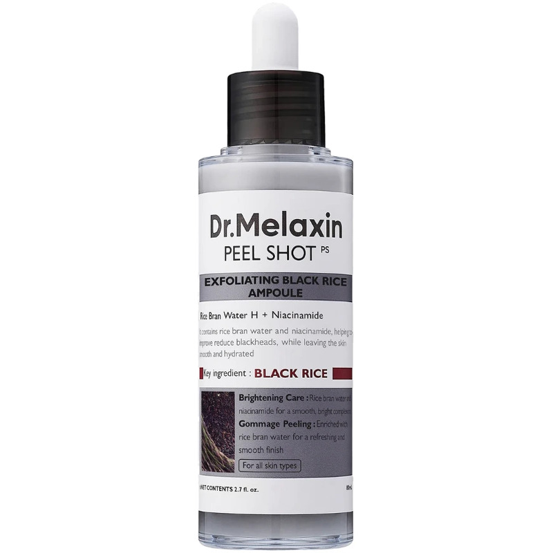 Dr. Melaxin - Peel Shot Exfoliating Black Rice Ampoule (80 ml.)