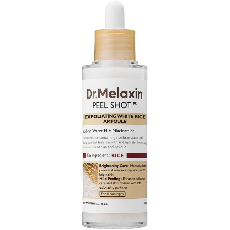 Dr.Melaxin Peel Shot Exfoliating White Rice Ampoule 80 ml