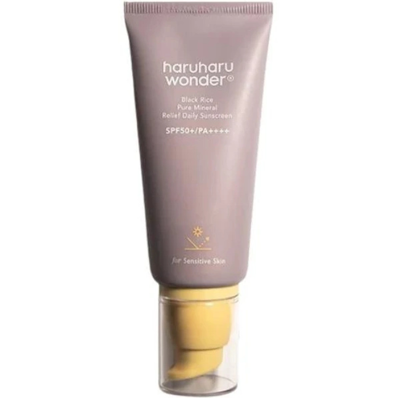 Haruharu Wonder Black Rice Pure Mineral Relief Sunscreen SPF 50+ 50 ml