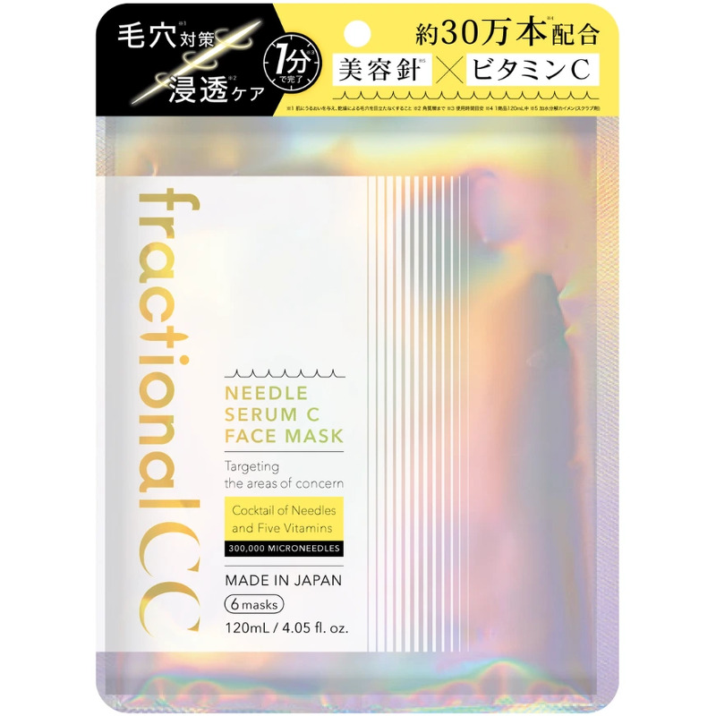 Fractional CC Needle Serum C Face Mask 6 pieces