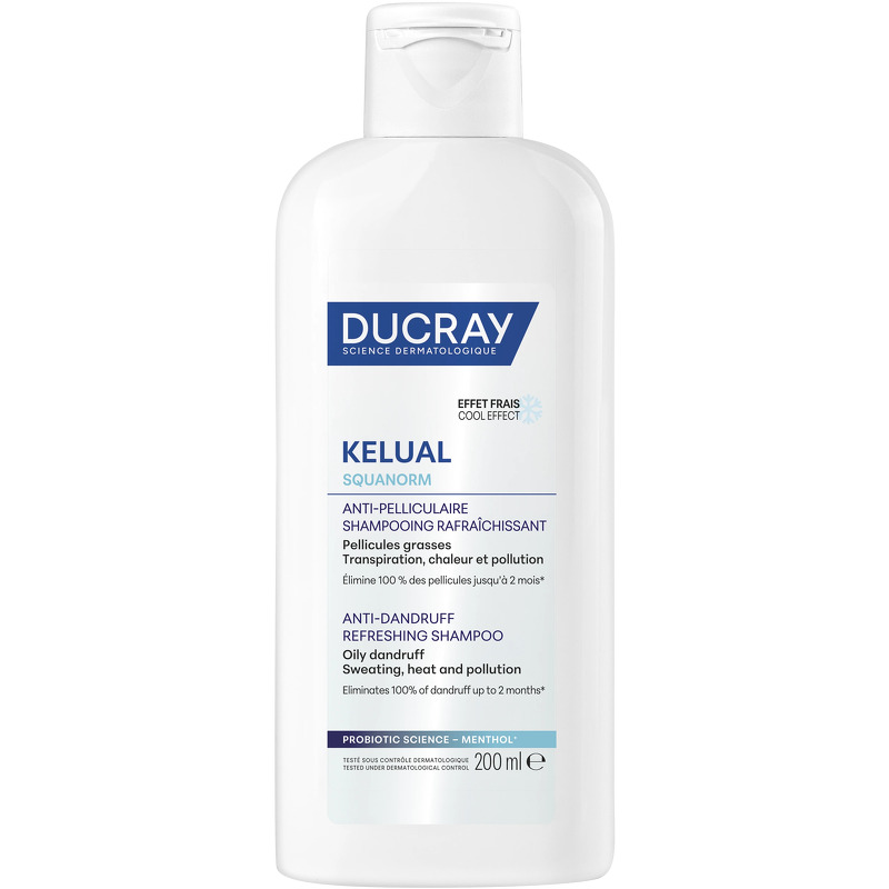 DUCRAY Kelual Squanorm Anti-Dandruff Refreshing Shampoo Oily 200 ml
