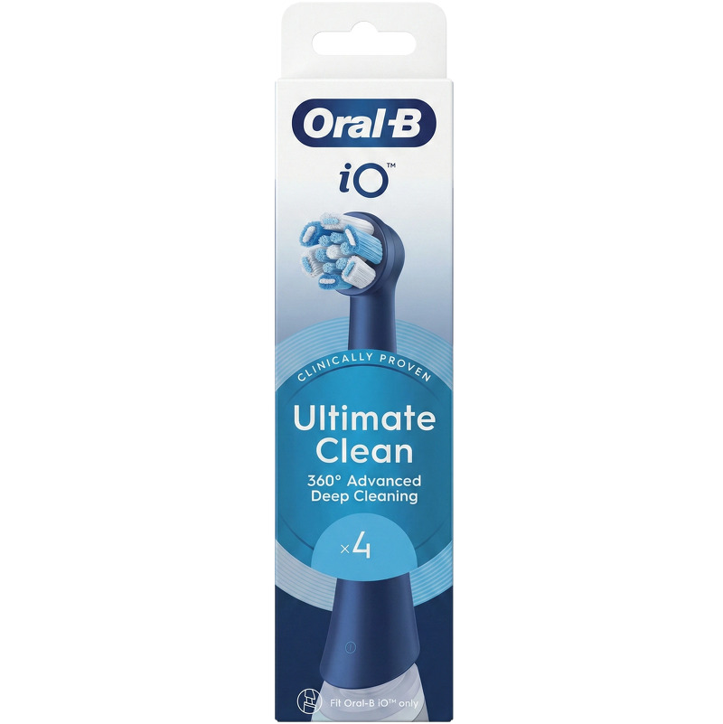 Oral-B IO Ultimate Clean Refill - Black 4 pieces