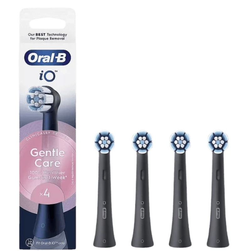 Oral-B iO Gentle Care - Black 4 pieces