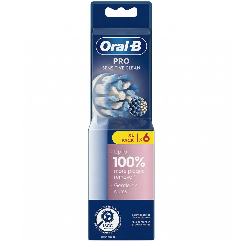 Procter & Gamble Oral-B Pro Sensitive Clean Tandbørstehoveder 6 Stk