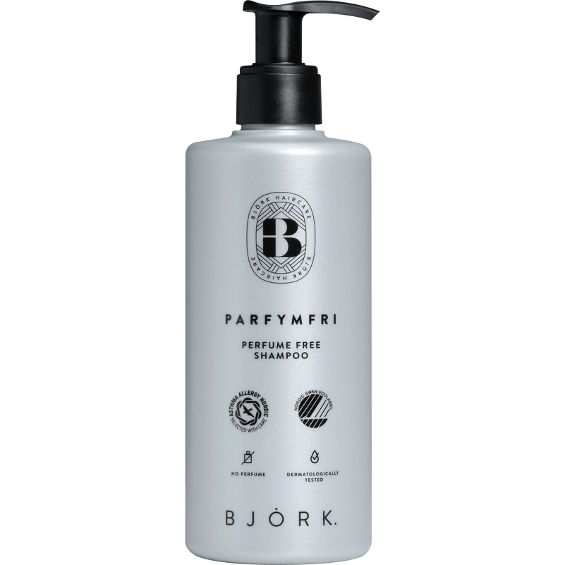 Bjork PARFYMFRI Perfume Free Shampoo 300 ml billede