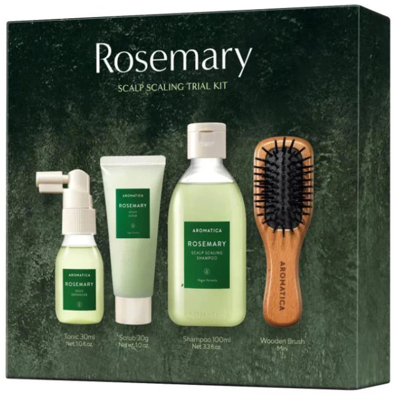 Aromatica Rosemary Scalp Scaling Trial Kit 160 ml