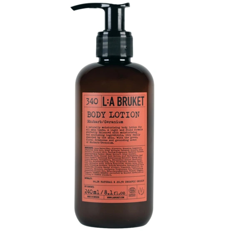 L:a Bruket 341 Body Lotion 240 ml - Rhubarb/Geranium