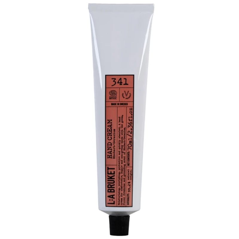 L:a Bruket 341 Hand Cream 70 ml - Rhubarb