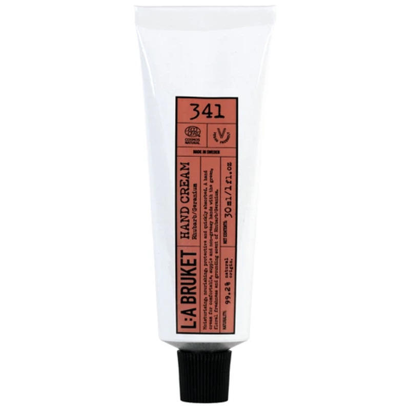 L:a Bruket 341 Håndcreme 30 ml - Rhubarb/Geranium