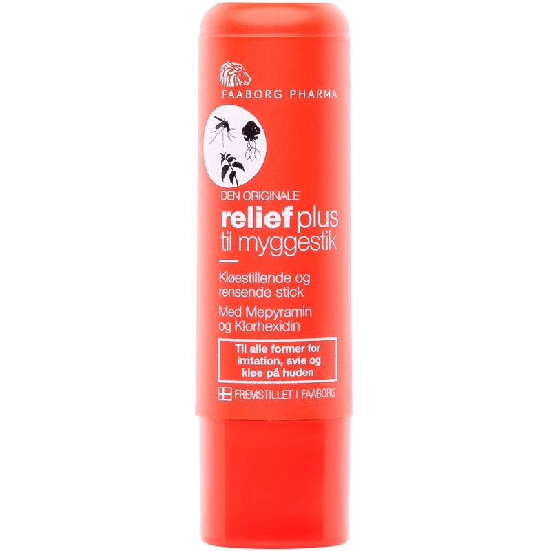 Faaborg Pharma Relief Plus Stick Til Myggestik 5,4 g
