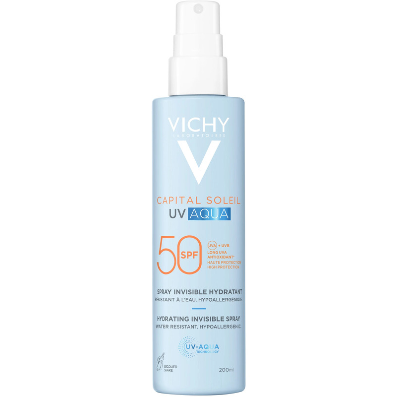 VICHY Seasonal Body Capital Soleil Uv-aqua  Hydrating Invisible Spray SPF50 200 ml