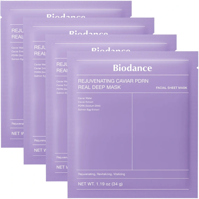 Biodance Rejuvenating Caviar PDRN - Real Deep Mask 4 pieces