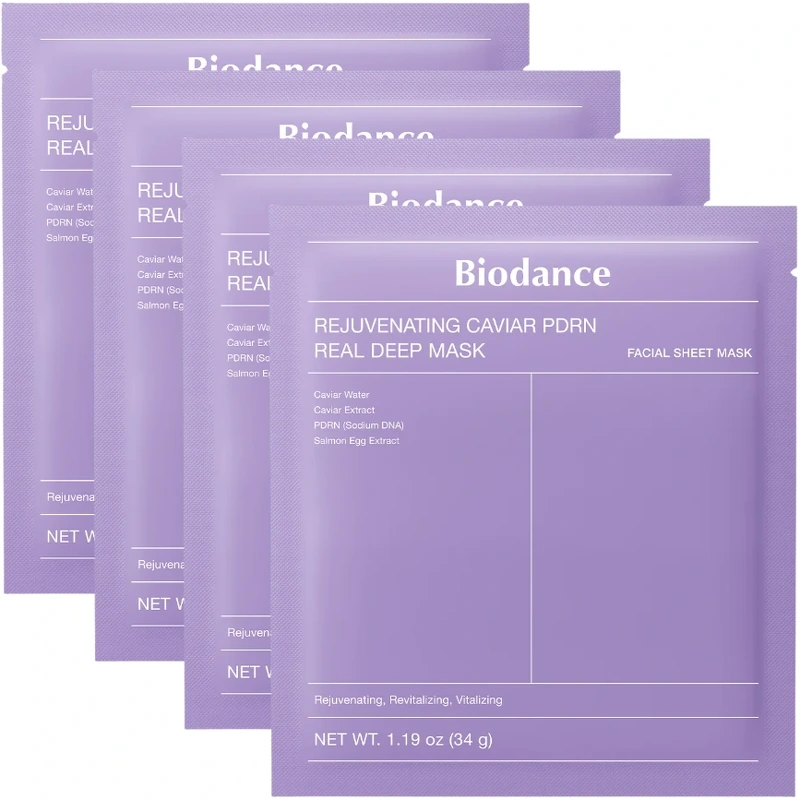 Biodance Rejuvenating Caviar PDRN - Real Deep Mask 4 Pieces