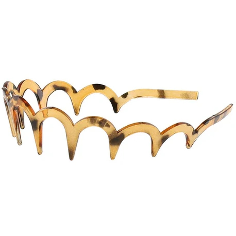 By Stær Sia Zig Zag Hairband - Brown