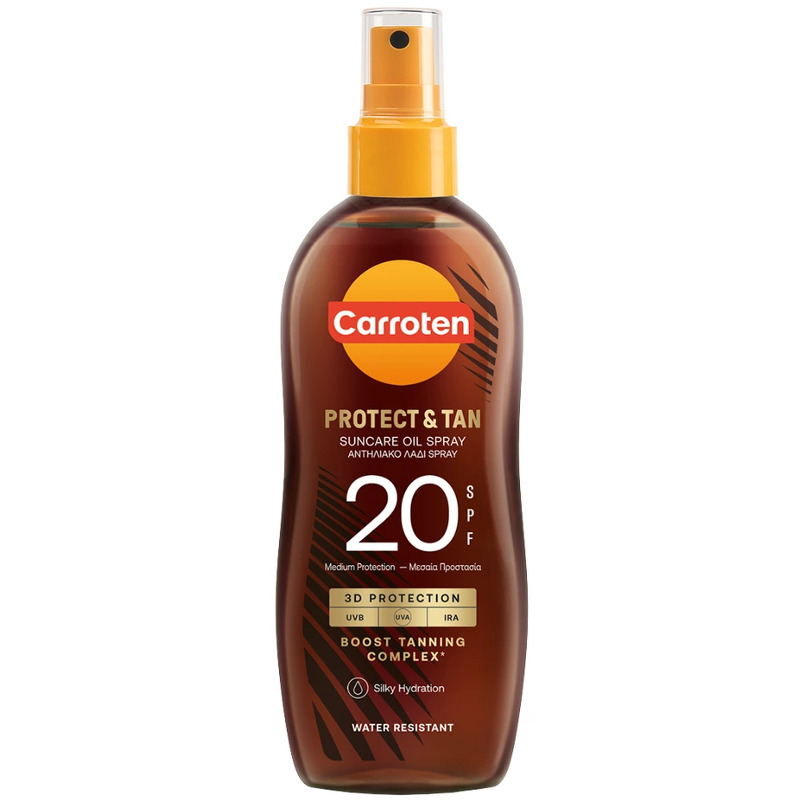 Carroten - Protect & Tan Tanning Oil Spray SPF20 - 150 ml