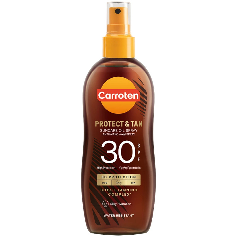 Carroten Protect & Tan Body Oil Spray SPF 30 (150 ml)