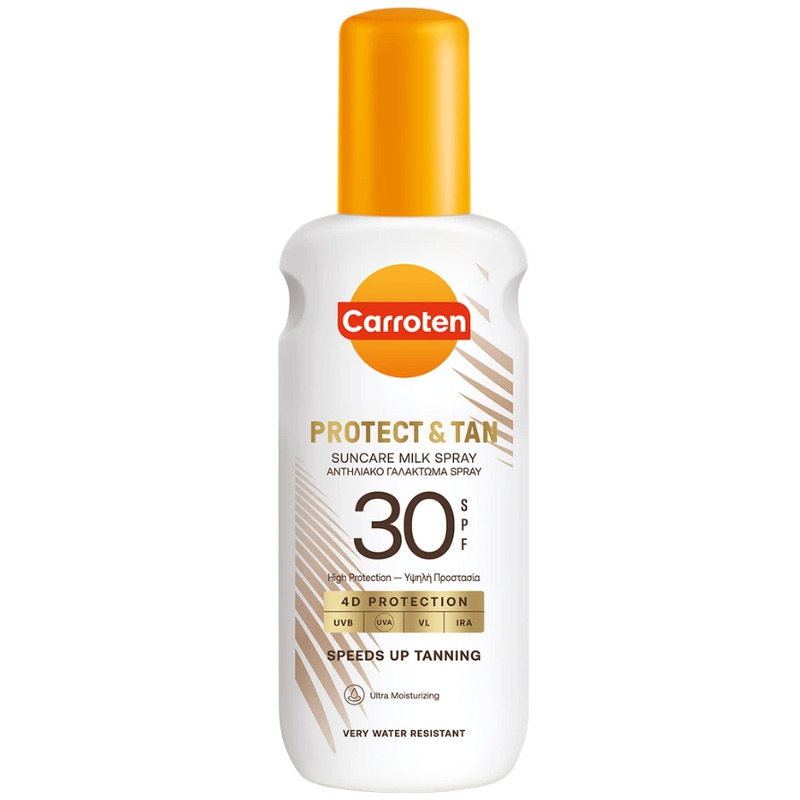 Carroten - Protect & Tan Tanning Milk Spray SPF30 - 200 ml
