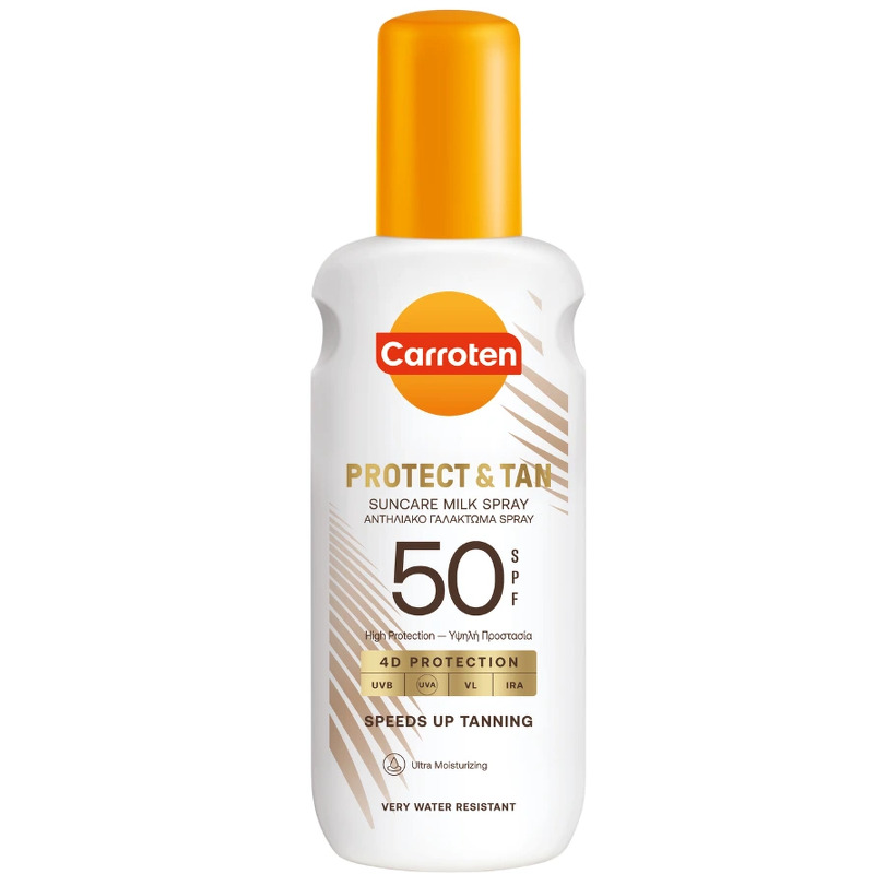Carroten Protect & Tan Body Milk Spray SPF 50 - 150 ml