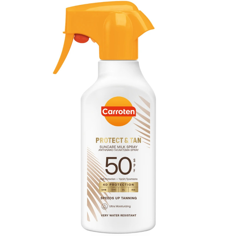 Carroten Protect & Tan Milk Trigger SPF 50 - 270 ml