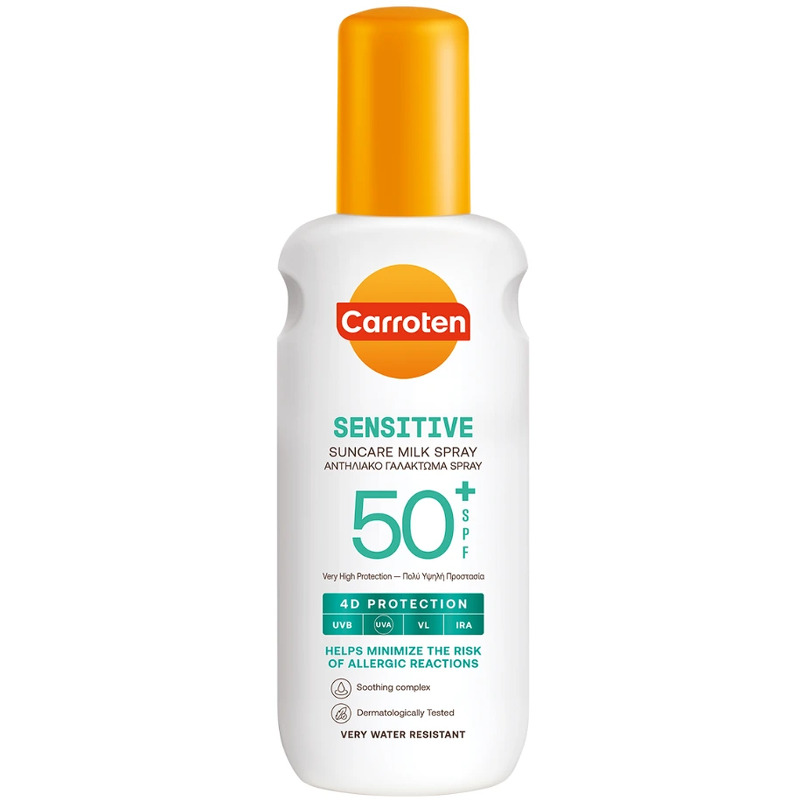 Carroten Sensitive Milk Spray SPF 50+ - 200 ml