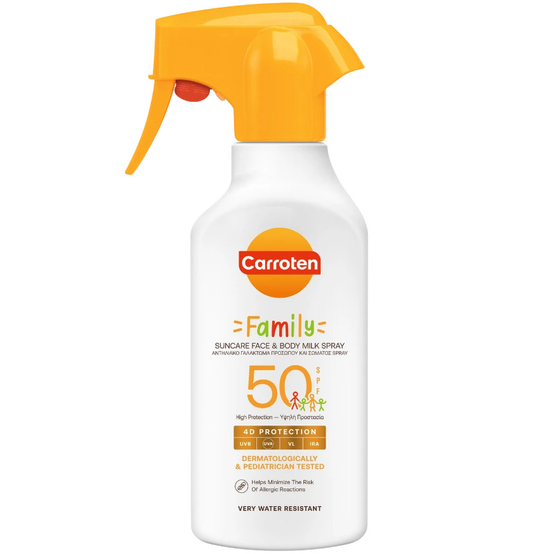 Carroten Family Face & Body Milk Trigger SPF 50 - 270 ml