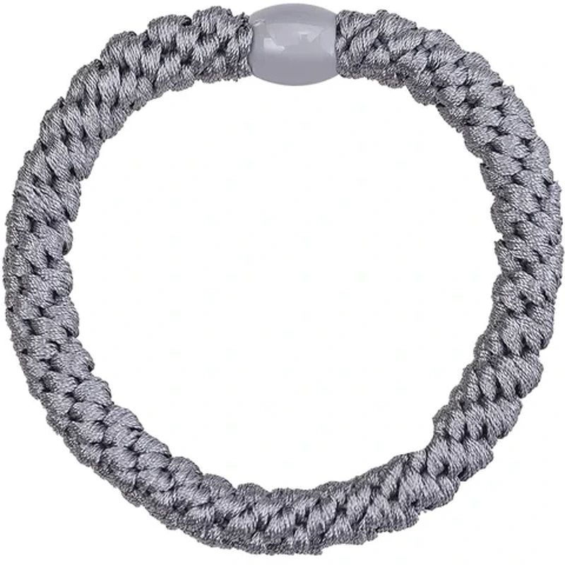 By Stær BRAIDED Hairtie - Dark grå