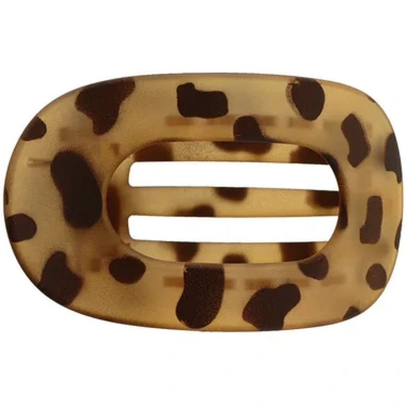 By Stær Eva Hairclip Medium - Matte Leo Brown