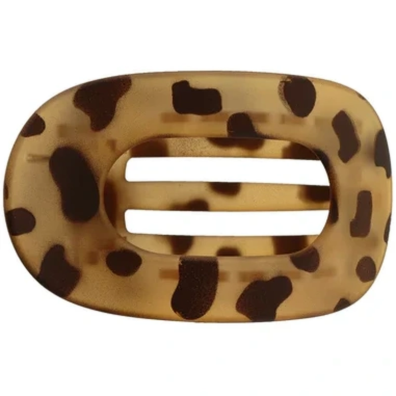 By Stær Eva Hairclip Medium - Matte Leo Brown