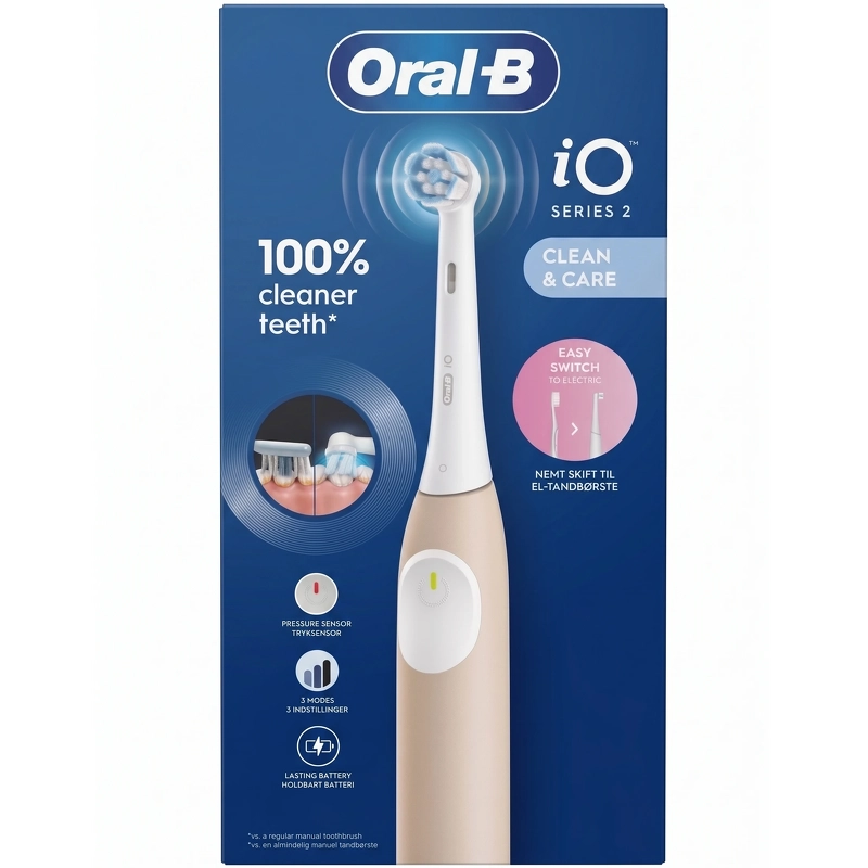 Oral-B iO2 Electric Toothbrush - Calm Pink