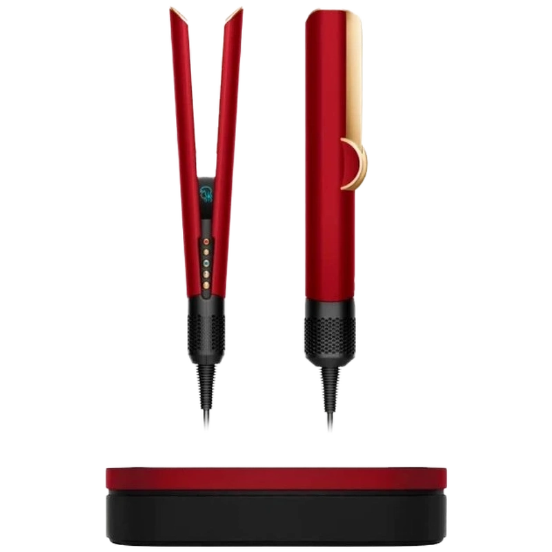 Dyson Airstrait Styler - Red Velvet/Gold