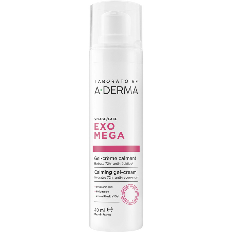 A-Derma Exomega Face Calming Gel-Cream 40 ml