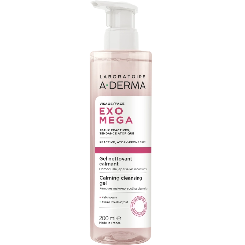A-DERMA Exomega Calming Cleansing Gel 200 ml