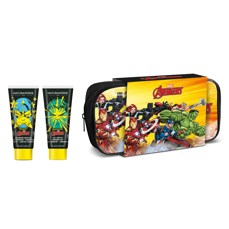 Naturaverde Avengers Toiletry Bag Gaveæske 200 ml (Limited Edition)