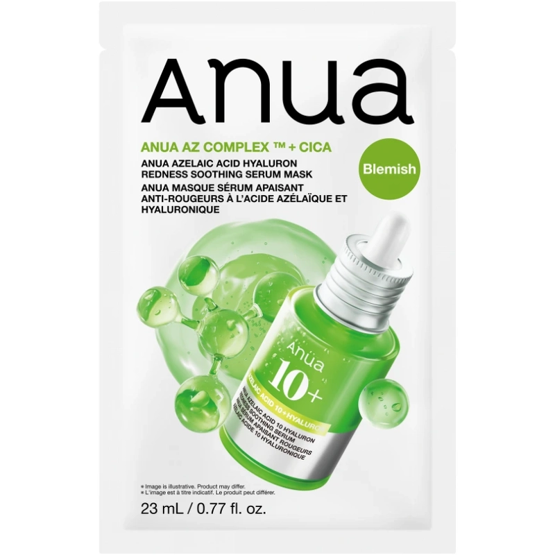 Anua Azelaic Acid Hyaluron Redness Soothing Serum Mask 1 pieces Anua Azelaic Acid Hyaluron Redness Soothing Serum Mask 1 pieces
