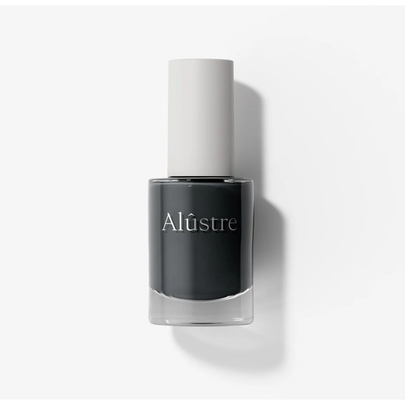 Alustre DiamondInfused Nail Polish 998 Black 10 ml