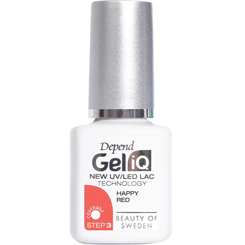 Depend Cosmetic Gel iQ Polish Step 3 - 5 ml - Happy Red