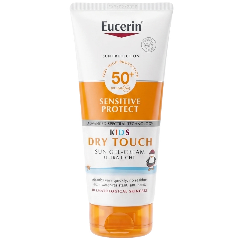 Eucerin Sun Kids Sensitive Protect Dry Touch Gel-Cream SPF 50+ 200 ml