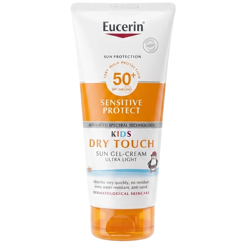 Eucerin Sun Kids Sensitive Protect Dry Touch Gel-Cream SPF 50+ 200 ml