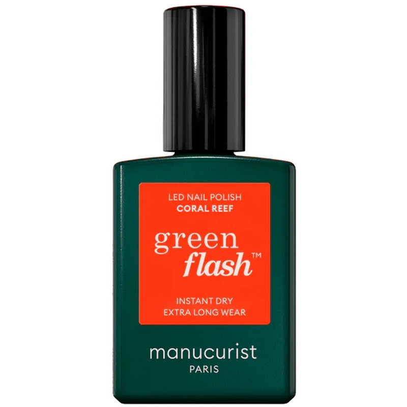 Manucurist Green Flash Led Nail Polish Coral Reef 15ml