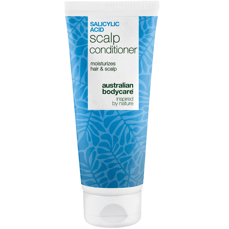Balsam med Salicylsyre mod skæl og kløende hovedbund â Fugtgivende conditioner til tør hovedbund/hår og knækket hår. Giver blødt hår og lindring med effektiv Salicylsyre. - 1 stk.