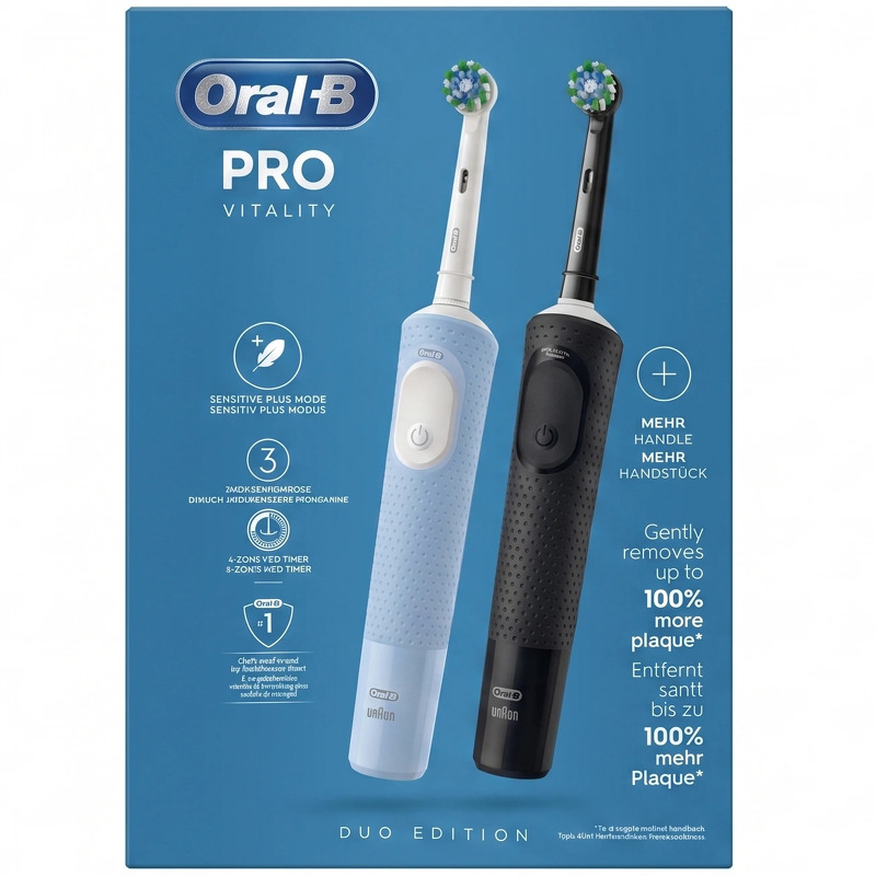 Oral-B Pro Vitality Electric Toothbrush Duo 2 pcs