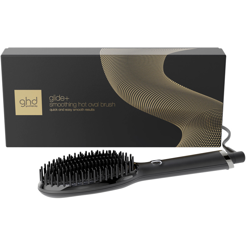 ghd Glide+ Smoothing Hot Brush Black - 1 pcs