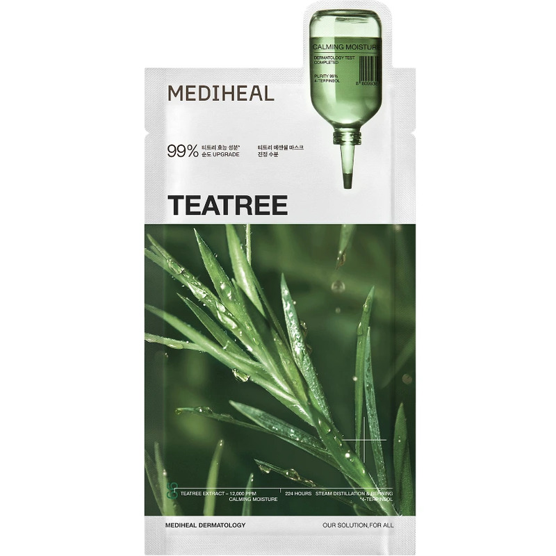 Mediheal Teatree Essential Mask Calming Moisture 1 stk