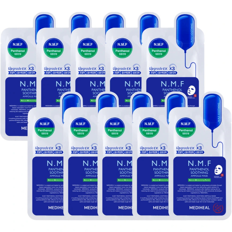 Mediheal N.M.F Panthenol Soothing Ampoule Mask 10 pcs
