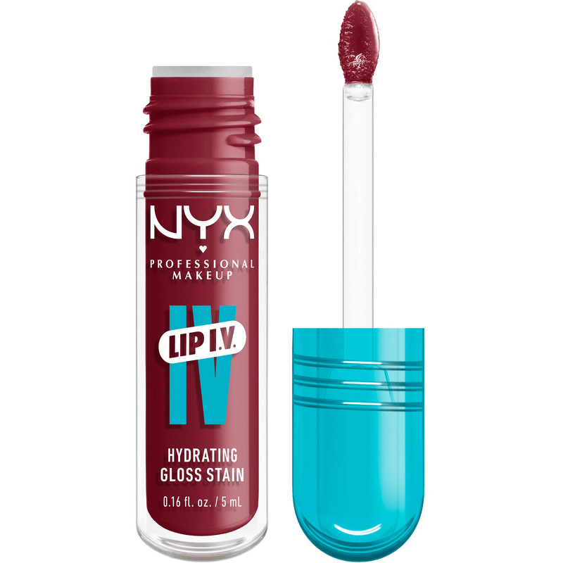NYX PROFESSIONAL MAKEUP Lip I.V. Hydrating Gloss Stain Lip Gloss 07 Bubblegm Burst