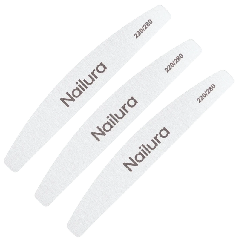 3 x Nailura Nail File 220/280