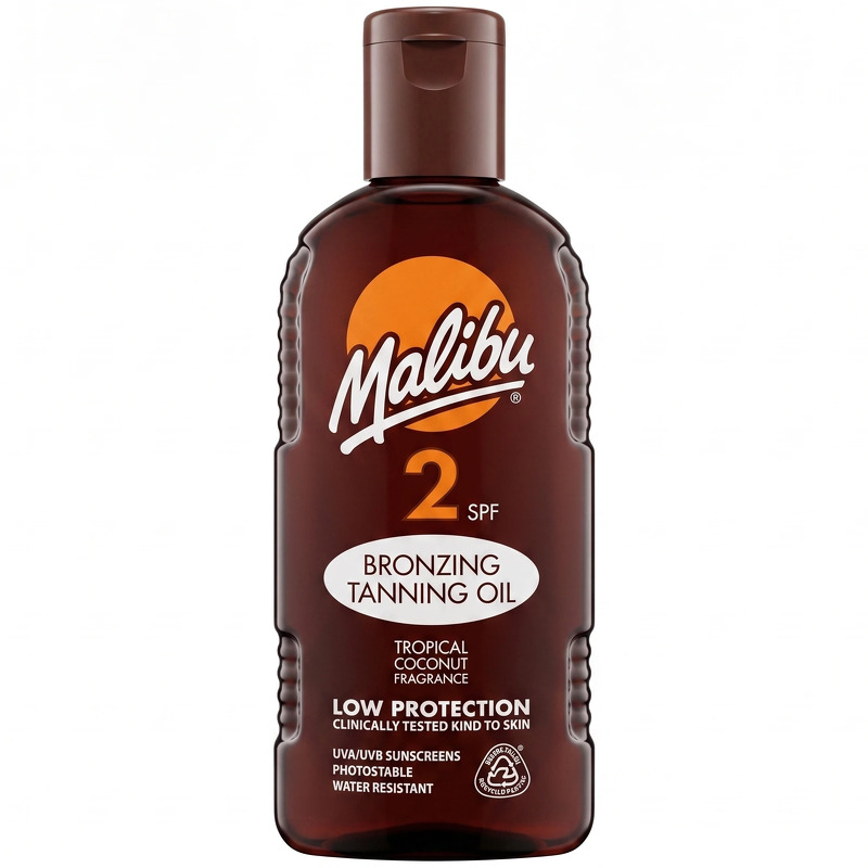 Malibu Sun Bronzing Tanning Oil SPF 2 - 200 ml