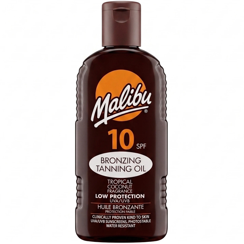 Malibu Bronzing Tanning Oil SPF 10 Tropical Coconut 200 ml